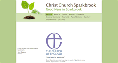 Desktop Screenshot of christchurchsparkbrook.org.uk